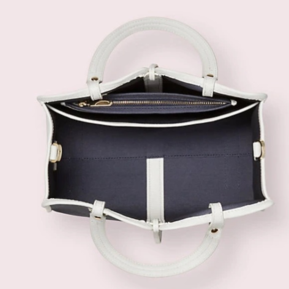 NWT❣️Kate Spade Sam Canvas Plunge Medium Satchel - Picture 5 of 5